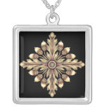 Acorn and Oakleaf Pentagram Necklace