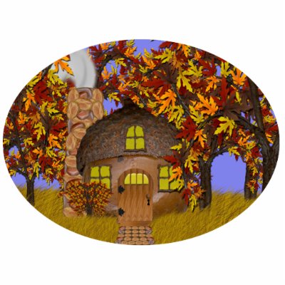 Acorn Faery Cottage Photo Sculpture by KirstenEdwards