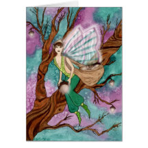 Acorn Fairy Notecard