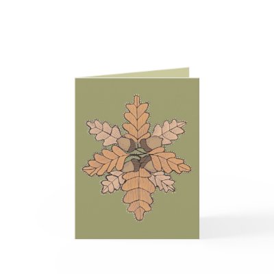 Acorn Manor Note Card by chadmichaelpeters