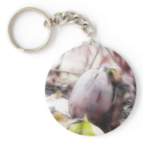 Acorn Sprout In The Early Spring Garden Keychain