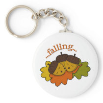acorns falling (asleep) key chains