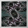 acorns & spiderwebs in the moonlight print