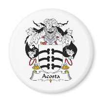 Acosta Family Crest Refrigerator Magnets