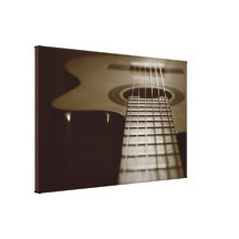 Acoustic Guitar Canvas Print