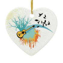 Acoustic guitar custom ornaments