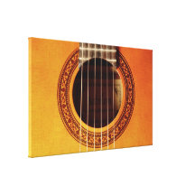Acoustic Guitar Detail Canvas Prints