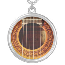 Acoustic Guitar Detail Custom Necklace