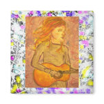 acoustic guitar drawing drip magnet