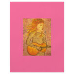 acoustic guitar drawing flyers