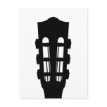 Acoustic Guitar Head Postcard
