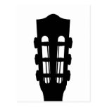 Acoustic Guitar Head Postcard