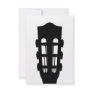 Acoustic Guitar Head RSVP Card Custom Announcements