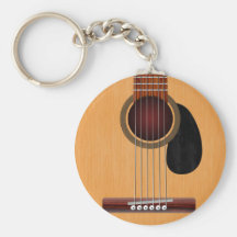 Acoustic Guitar Key Chains