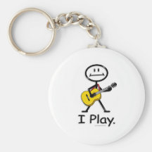 Acoustic Guitar Keychain