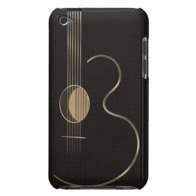 Acoustic Guitar Logo Ipod Touch Cover by On_The_Case