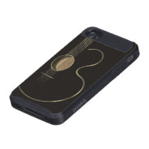Acoustic Guitar Logo iPhone 4 Covers