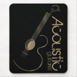 Acoustic Guitar Logo Mousepad