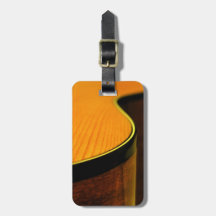 Acoustic Guitar Luggage Tag 2