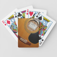 Acoustic Guitar Playing Cards