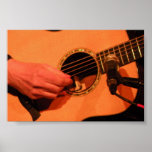 Acoustic guitar print
