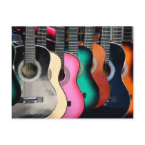 Acoustic Guitars Postcards