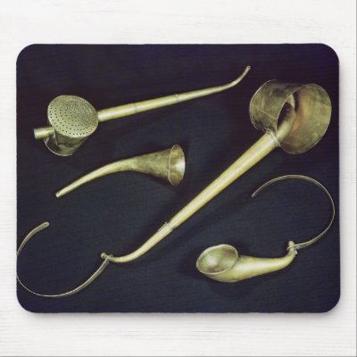 Acoustic instruments cornets mousepad by bridgemanart