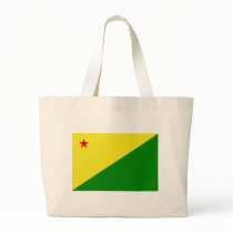Acre, Brazil Flag Canvas Bags