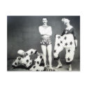 Acrobat and Clowns Postcard