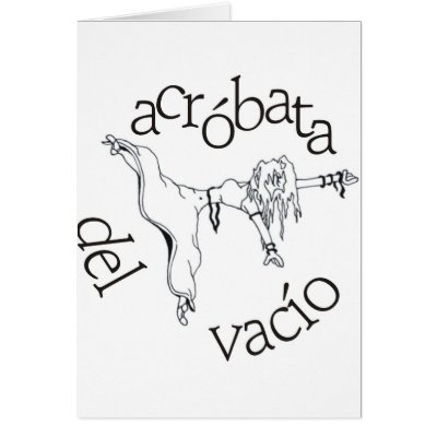 Acróbata del vacío cards by naranjay