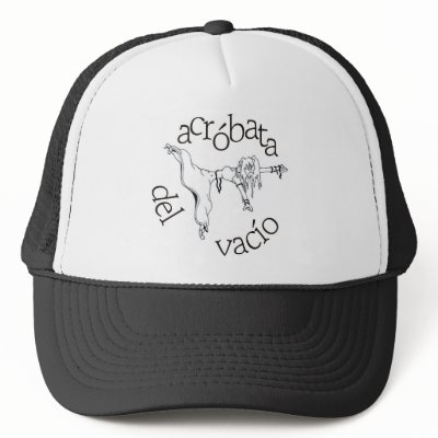 Acróbata del vacío mesh hats by naranjay