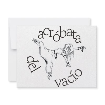 Acróbata del vacío personalized announcements by naranjay
