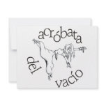 Acróbata del vacío invitations