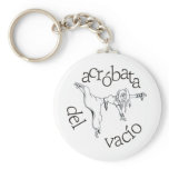Acróbata del vacío keychain