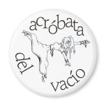 Acróbata del vacío fridge magnets