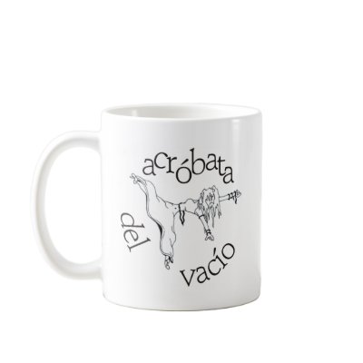 Acróbata del vacío coffee mugs by naranjay