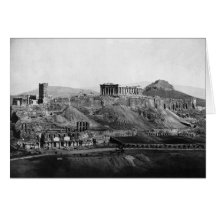 Acropolis ~ Acropolis of Athens Greece 1865 Cards