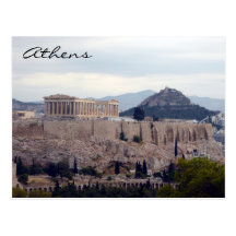 acropolis hill post cards