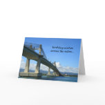 Across the Miles Birthday Card