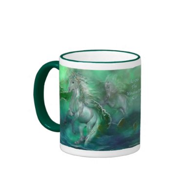 Across The Windswept Sea Art Mug by romanceworks