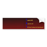Acrostic Poem - C.A.T. - Customise  BumperSticker