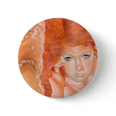Acroyali Greek Mermaid Button by katerinaart