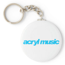 Acryl Music Keychain