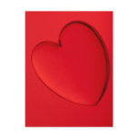 Acrylic heart shape miniature postcards