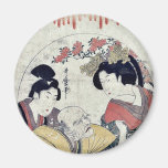 Act four of the Chushingura by Kitagawa, Utamaro Magnets