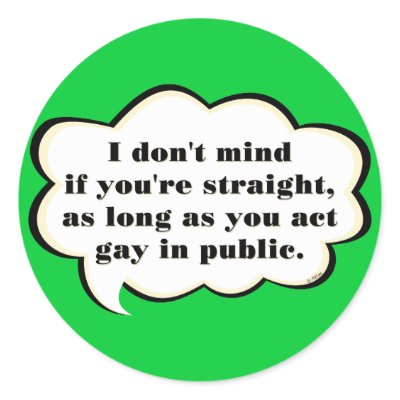 Act Gay in Public (reverse) by AtlasShrugging