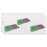 Acta as Ac Actinium and Ta Tantalum Customized Rack Card
