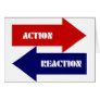 Action-Reaction Greeting Cards