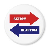 Action-Reaction Magnets