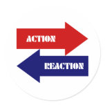 Action-Reaction Sticker